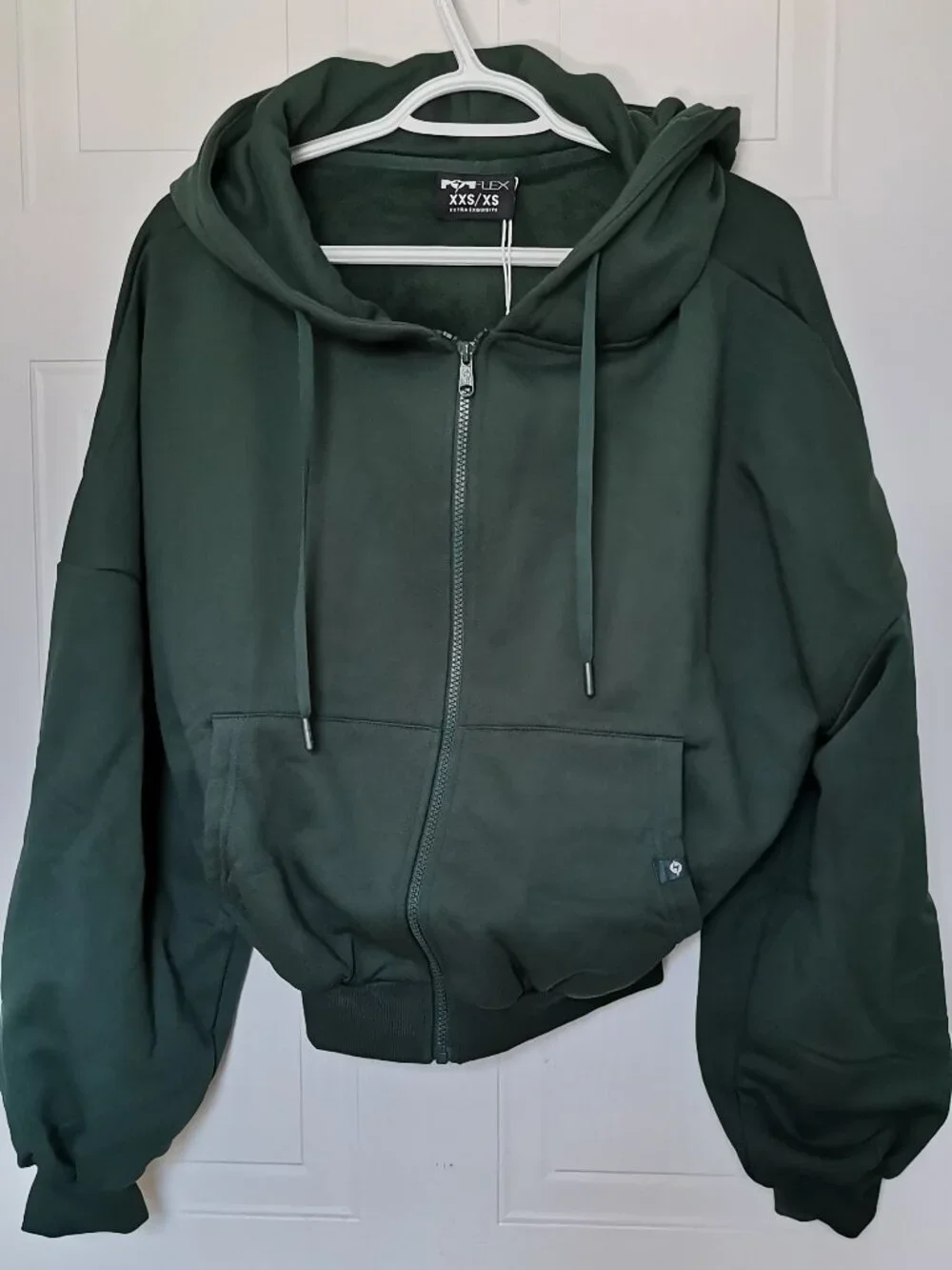 Zip Cloud Hoodie in Game Time Green - Picture 5 of 7